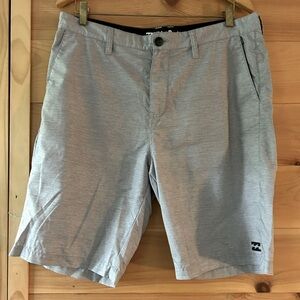 BILLABONG QUICK DRY SUBMERSIBLES POCKET SURF SWIM BEACH GRAY SHORTS MEN'S 34